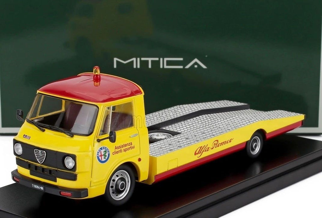 MITICA DIECAST 1:43 - ALFA ROMEO A12 (F12) CARRO ATTREZZI 2° SERIE 1977 GIALLO
