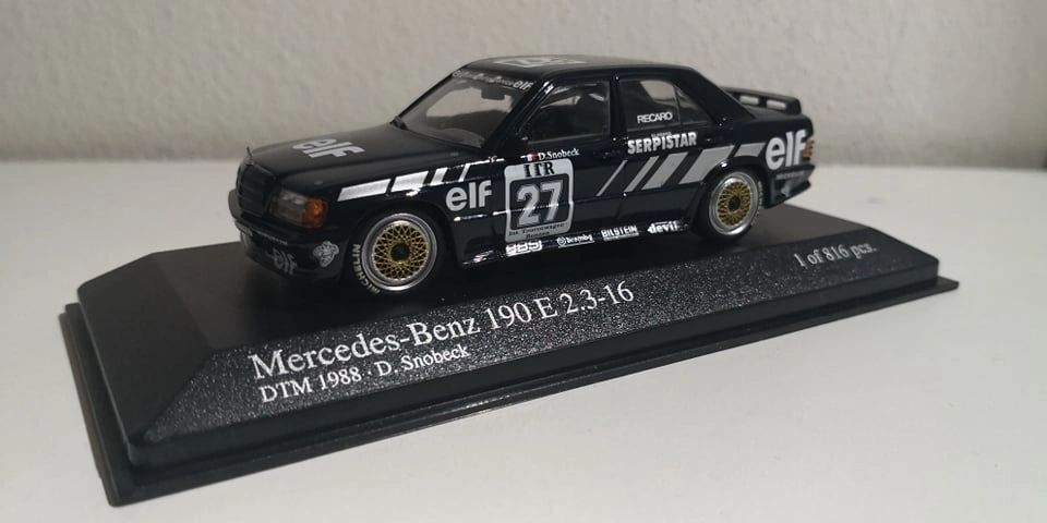 MINICHAMPS 1:43 - Mercedes 190 E 2.3-16 Team Snobeck Dtm 1988 400 883527