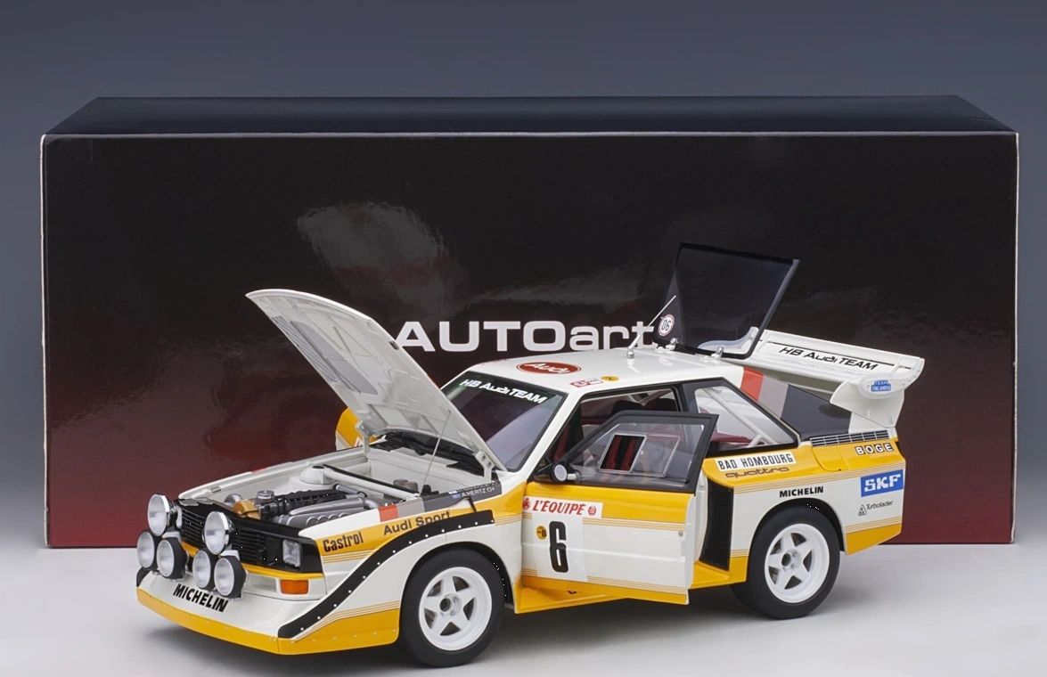 AUTOART - Audi Sport Quattro S1 #6 Rally Montecarlo 1986 Mikkola (night version)