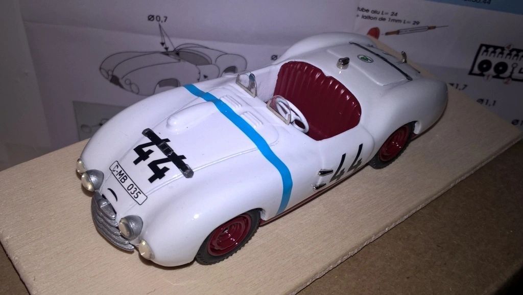 Automodellista 1:43 - Skoda 1100cc Sport 24h Le Mans '50 #44 Hand-made by resin-metal kit