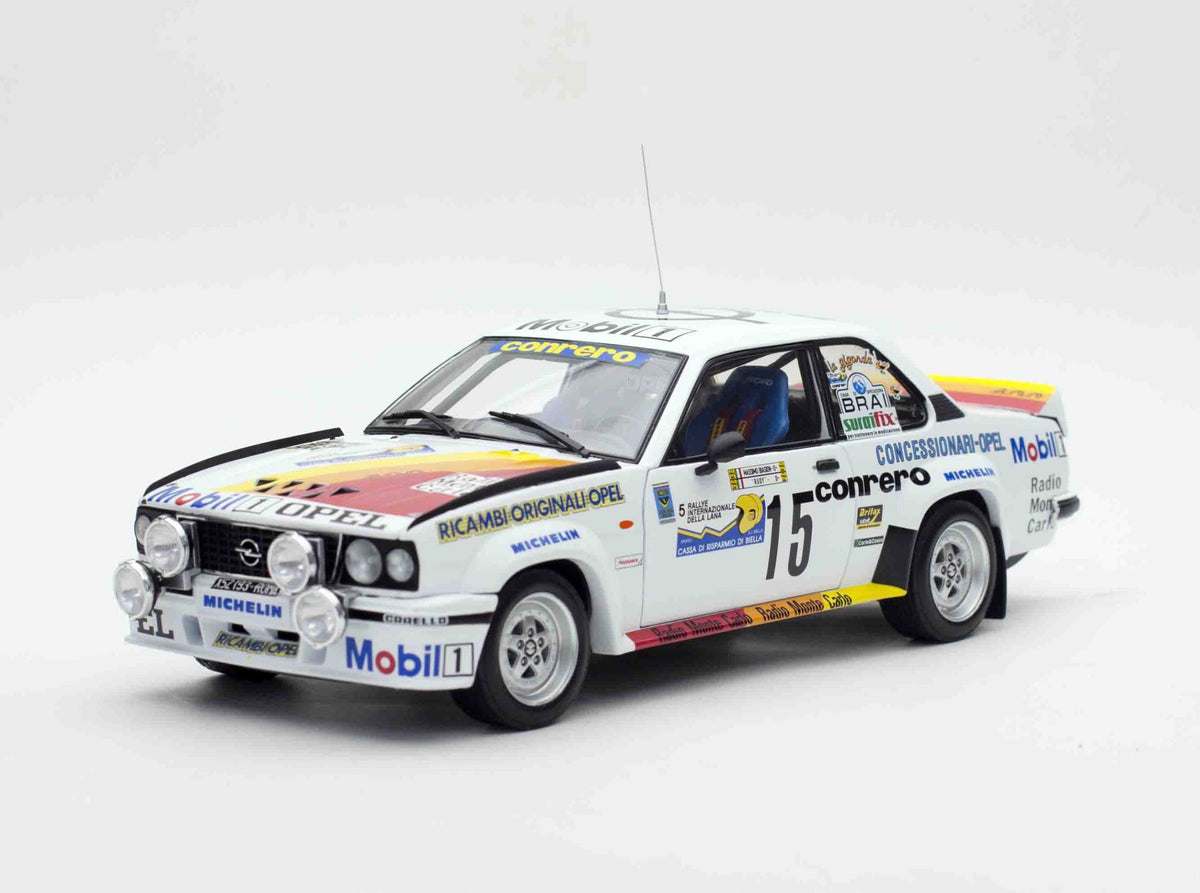 SUNSTAR 1:18 - 5376 - Opel Ascona 400 Concessionari Biasion/Rudy Winner Rally Internazionale della Lana 1982