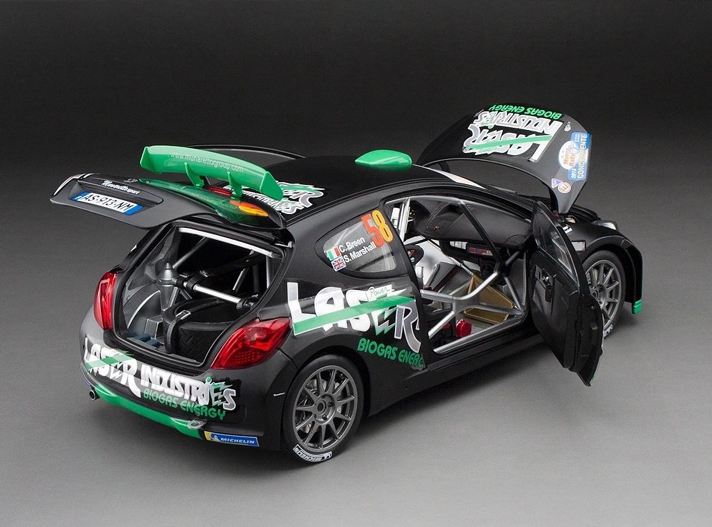 SUNSTAR 1:18 - Peugeot 207 S2000 #58 C.Breen-S.Marshall Monza Rally Show 2013
