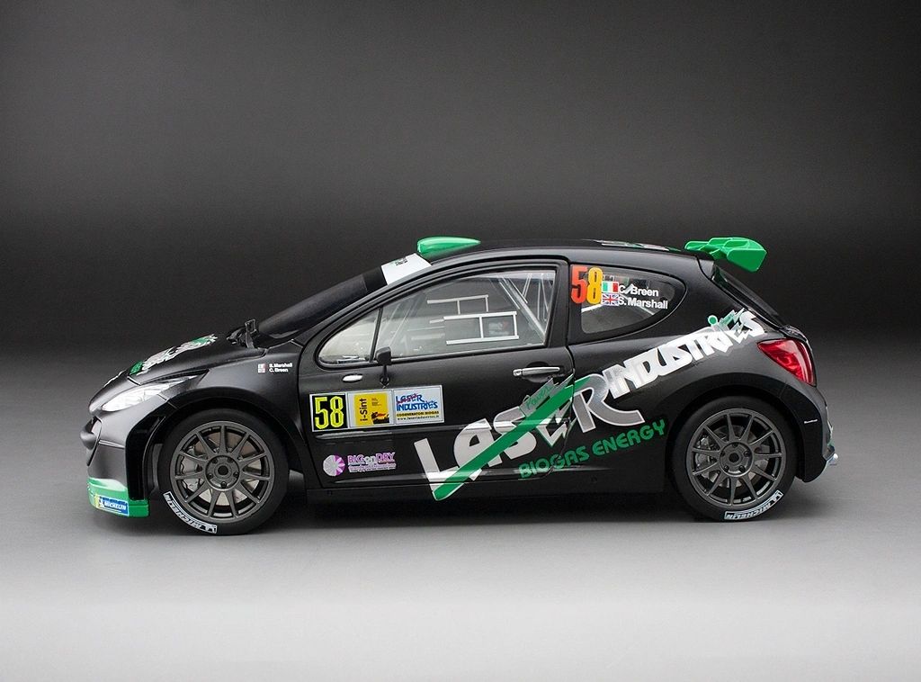 SUNSTAR 1:18 - Peugeot 207 S2000 #58 C.Breen-S.Marshall Monza Rally Show 2013