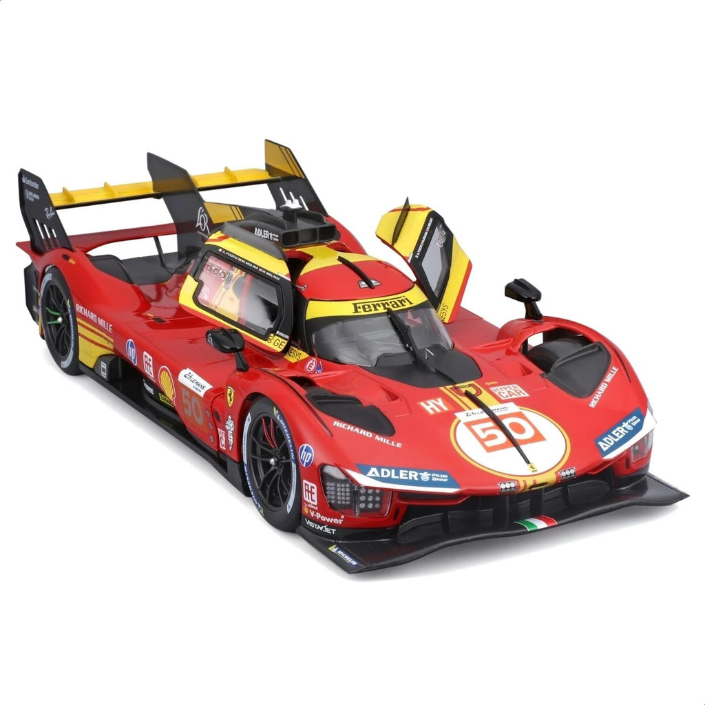 BURAGO 1:18 - Ferrari 499P AF Corse WINNER Le Mans 2024 #50 Fuoco-Molina-Nielsen