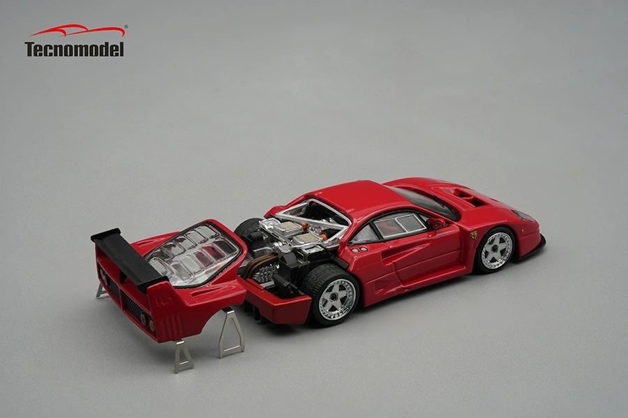 TECNOMODEL 1:64 - Ferrari F40 LM rosso corsa engine opening