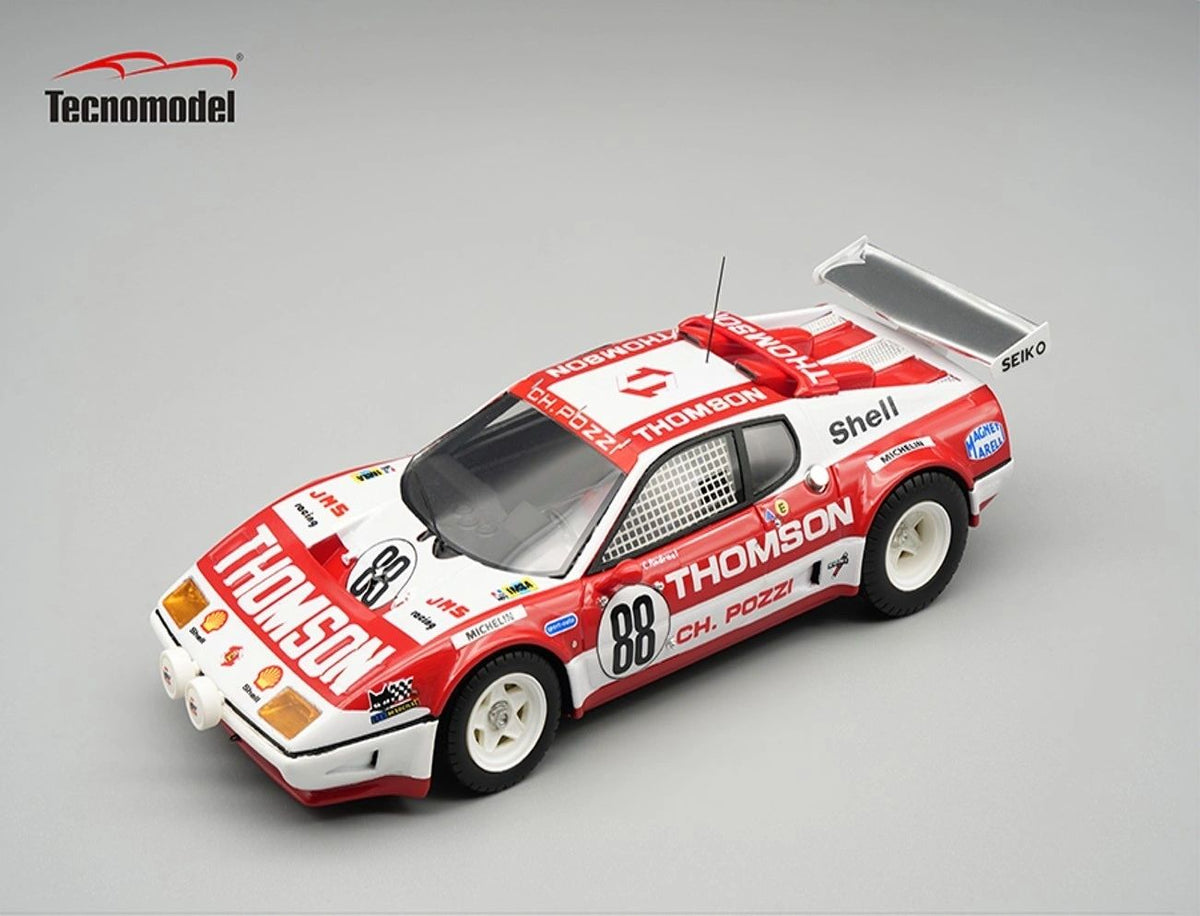 **PRE-ORDER** TECNOMODEL 1:43 - Ferrari 512BB Le Mans 24h 1978 Thomson-Pozzi car #88 DNF J.C. Andruet - S. Dini