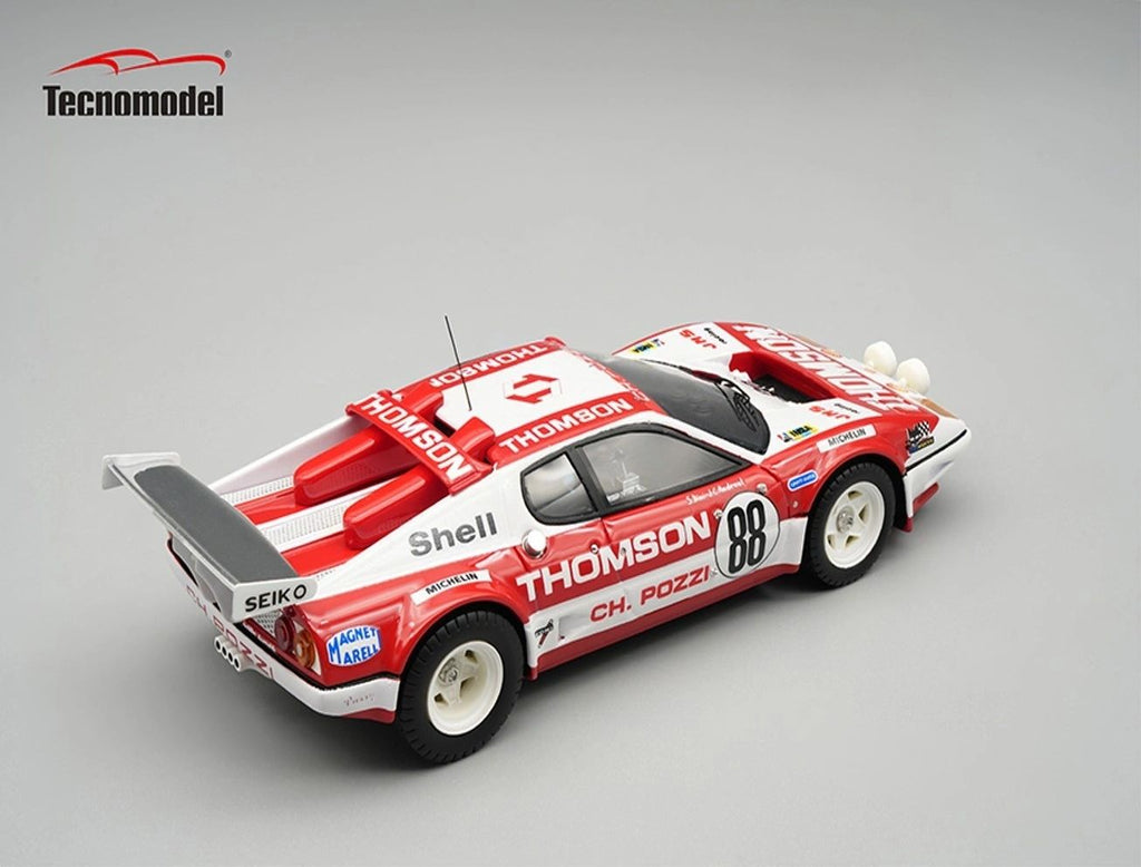 **PRE-ORDER** TECNOMODEL 1:43 - Ferrari 512BB Le Mans 24h 1978 Thomson-Pozzi car #88 DNF J.C. Andruet - S. Dini