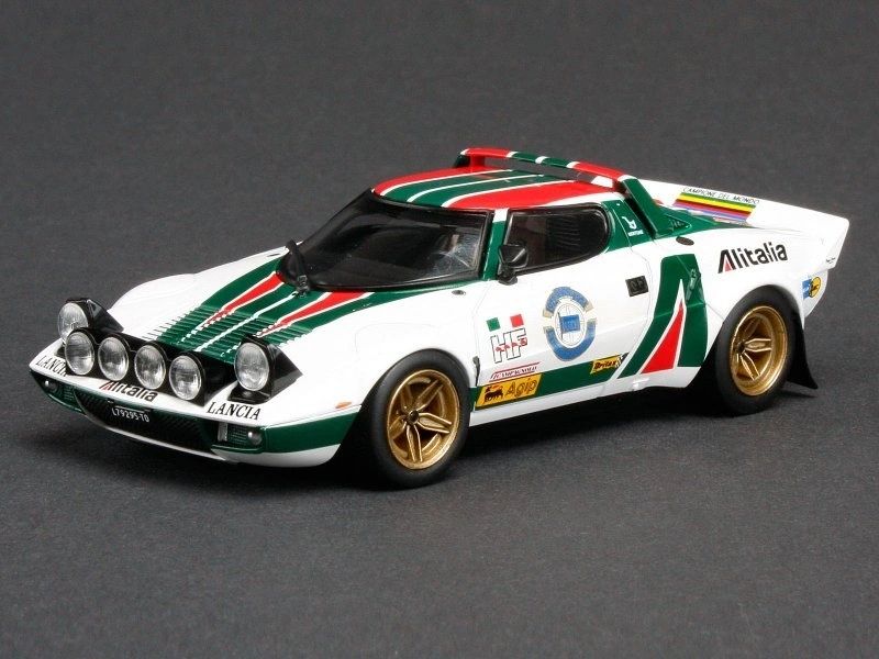 HPI 1:43 - Lancia Stratos HF Alitalia Demonstration Car 1976 8049