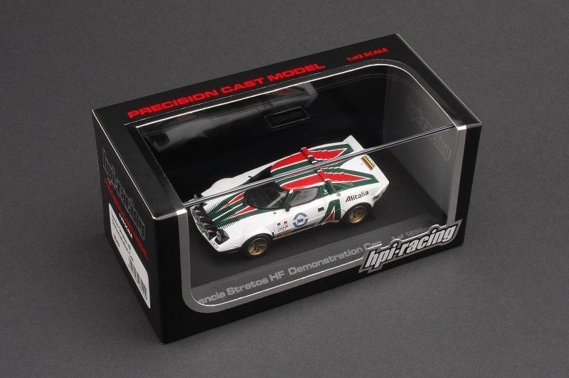 HPI 1:43 - Lancia Stratos HF Alitalia Demonstration Car 1976 8049