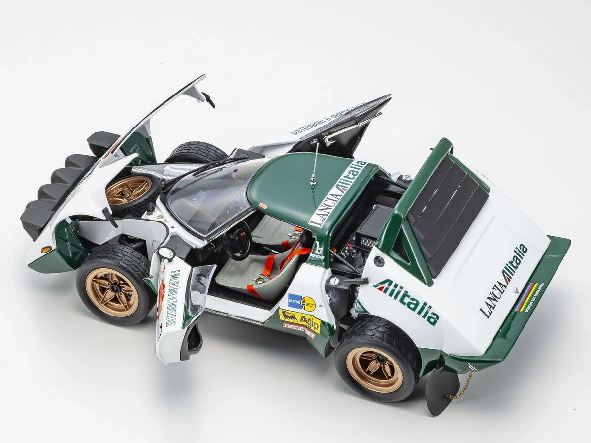 KYOSHO 1:18 - Lancia Stratos Alitalia Rally Sanremo 1975 WINNER