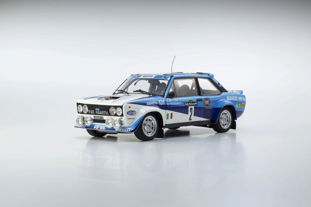 KYOSHO 1:18 - Fiat 131 Abarth Rally Piancavallo 1981 #2 Bettega KY08376F