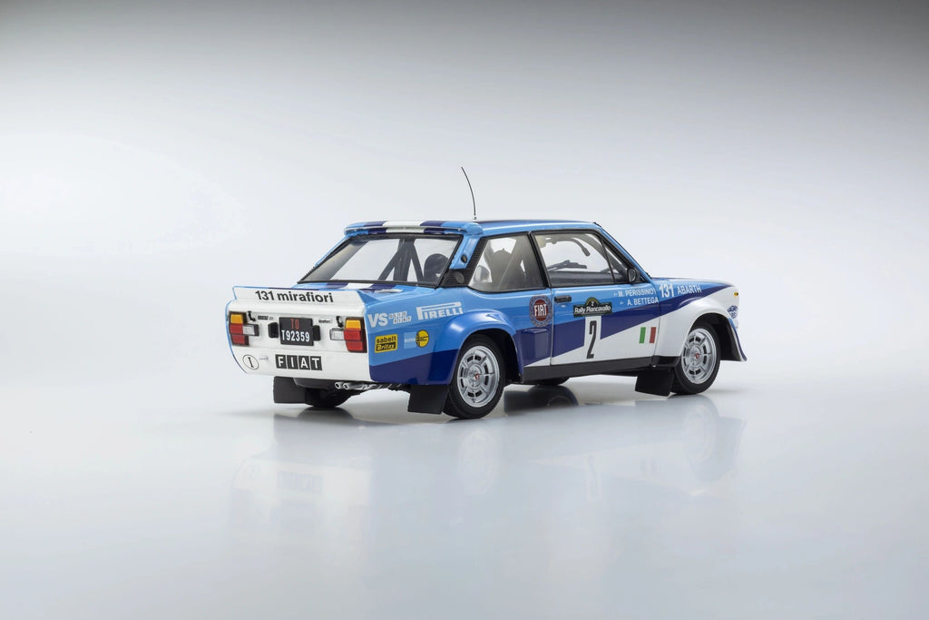 KYOSHO 1:18 - Fiat 131 Abarth Rally Piancavallo 1981 #2 Bettega KY08376F