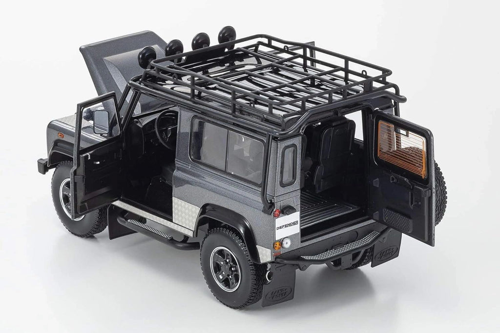 KYOSHO 1:18 - LAND ROVER DEFENDER 90 - 2007 - DARK GREY
