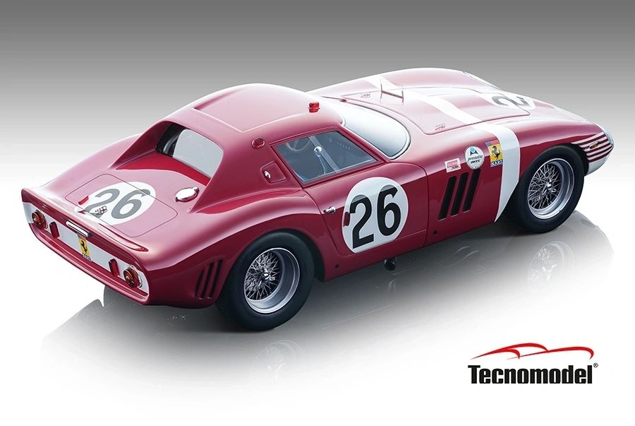 TECNOMODEL - 1:18 Ferrari 250 GTO/64 12h Reims 1964 Vaccarella-Rodriguez - TM18-96E