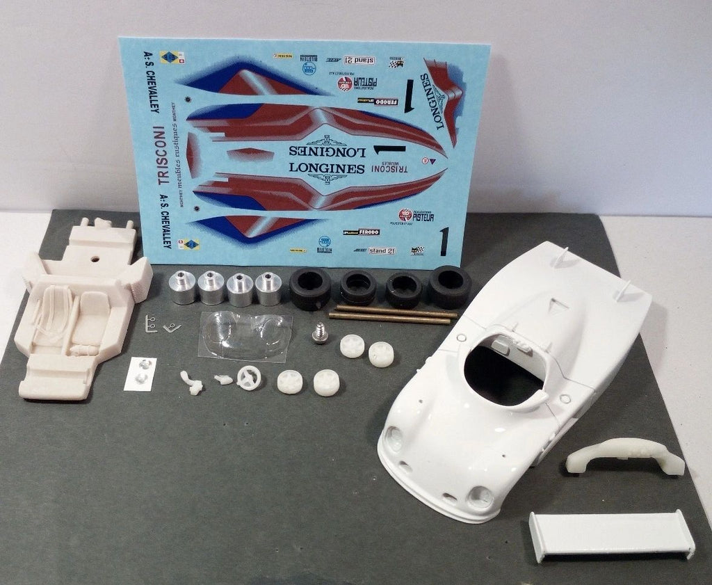 JPS 1:43 - ACR Lola T286 Ford CHEVALLEY RACING Le Mans '80 #1 Pre-painted Resin kit to built