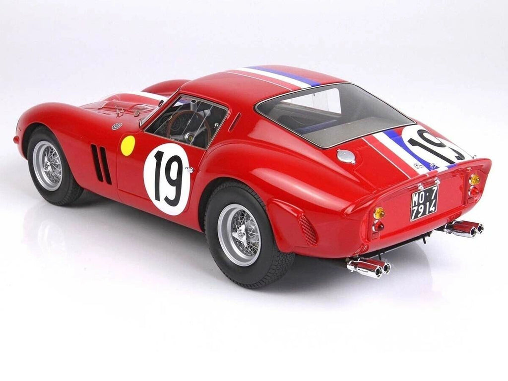 BBR - 1:18 - Ferrari 250 GTO 24H Le Mans 1962 #19 SN 3705GT w/showcase - BBR1854V
