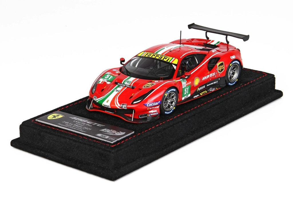 BBR 1:43 - Ferrari 488 GTE LMGTE Team AF Corse Winner class Le Mans 2021 #51