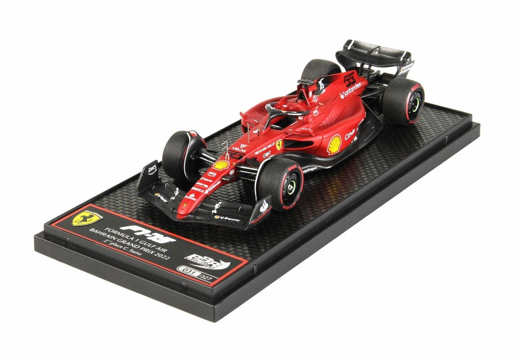 BBR 1:43 - Ferrari F1-75 GP Bahrain 2022 Carlos Sainz jr. #55