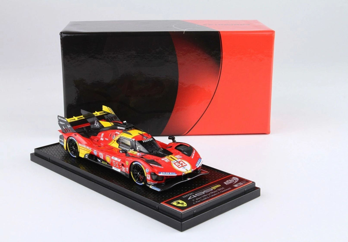 BBR 1:43 - Ferrari 499P Car #51 - 3rd Le Mans 2024