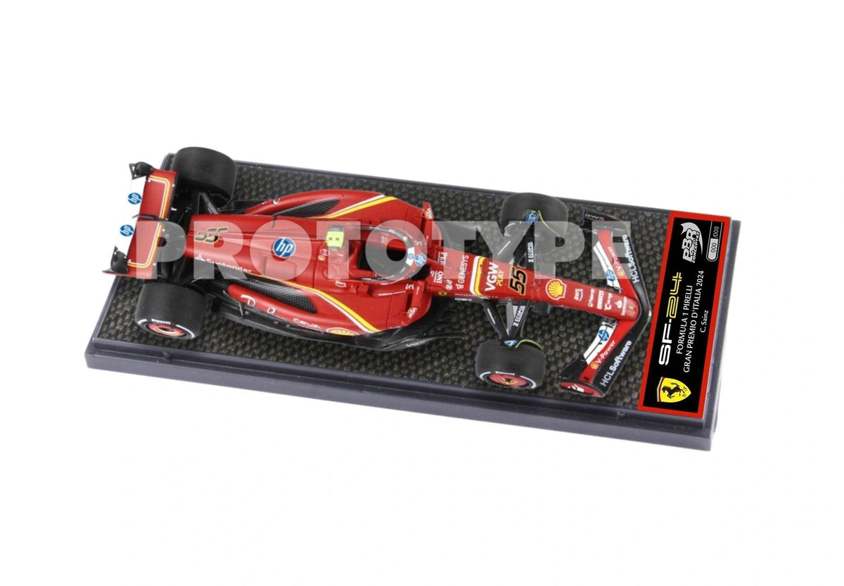 **PRE-ORDER** BBR 1:43 - Ferrari SF24 Monza GP 2024 Sainz jr. 4th place