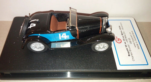 GCAM 1:43 - Bugatti Ty.55 Le Mans '34 #14 Resin kit to built