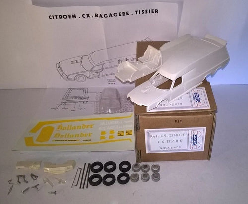 ESDO 1:43 - Citroen CX Tissier Bagagere 6 wheels Resin metal kit to built