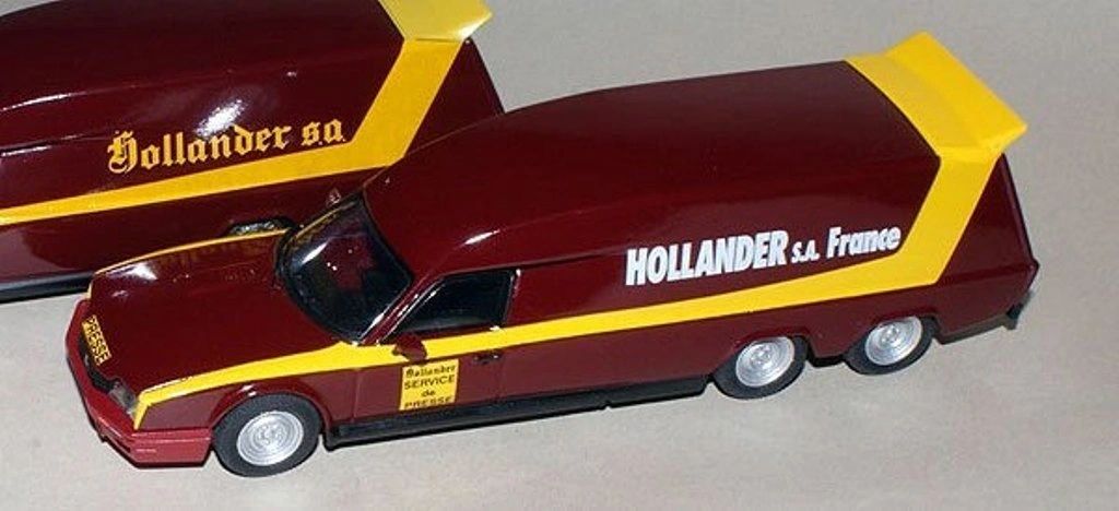 ESDO 1:43 - Citroen CX Tissier Bagagere 6 wheels Resin metal kit to built