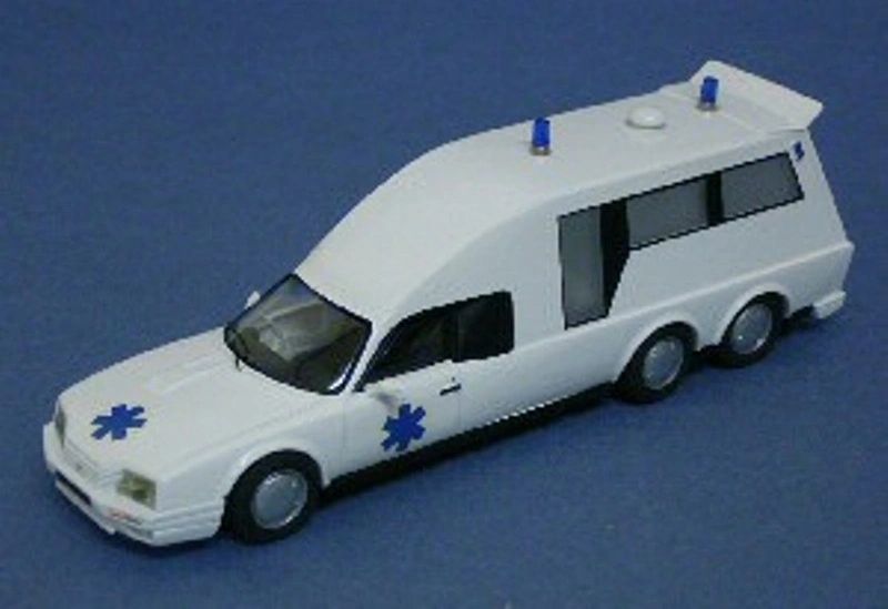 ESDO 1:43 - Citroen CX Tissier Ambulance 6 wheels Resin metal kit to built