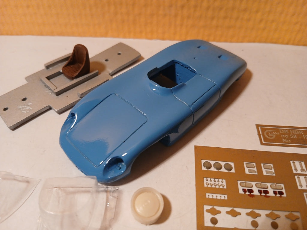 GCAM 1:43 - DB HBR Panhard 750/L2 Le Mans '55 #58 Resin Kit to built Pre-Painted body