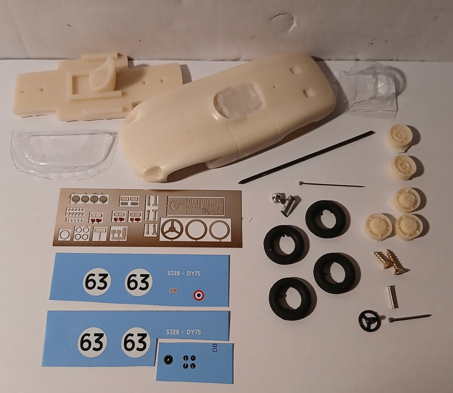 GCAM 1:43 - DB HBR Panhard 750/L2 Le Mans '55 #63 Resin Kit to biult