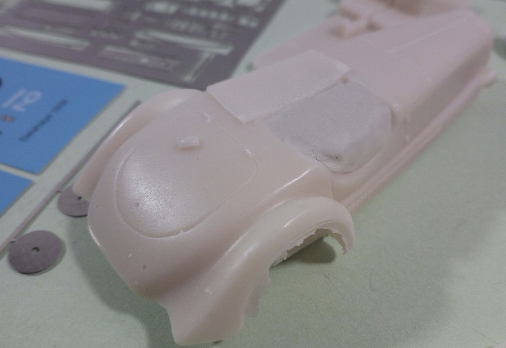 GCAM 1:43 - Delahaye 135 CS 3.5/L6 Le Mans '38 #12 Resin Kit to biult
