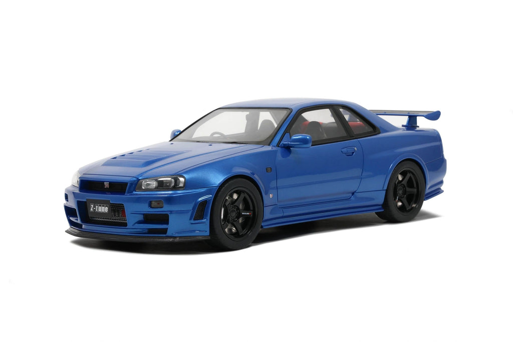 OTTOMOBILE 1:12 - NISMO R34GT-R Z-tune BAYSIDE BLUE 2005