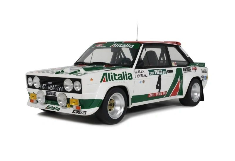 OTTOMOBILE 1:12 - FIAT 131 ABARTH WHITE M.ALEN RALLYE PORTUGAL 1978
