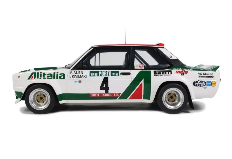 OTTOMOBILE 1:12 - FIAT 131 ABARTH WHITE M.ALEN RALLYE PORTUGAL 1978