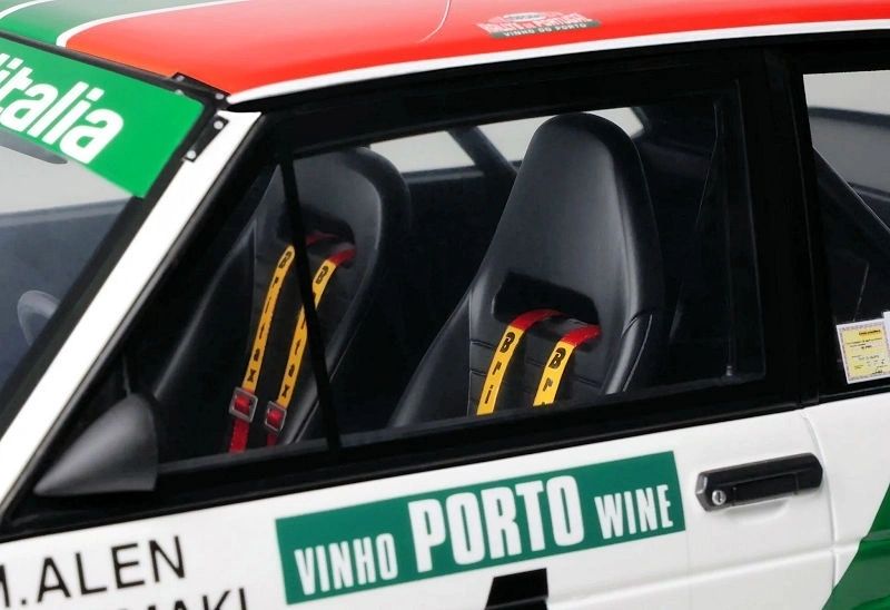 OTTOMOBILE 1:12 - FIAT 131 ABARTH WHITE M.ALEN RALLYE PORTUGAL 1978