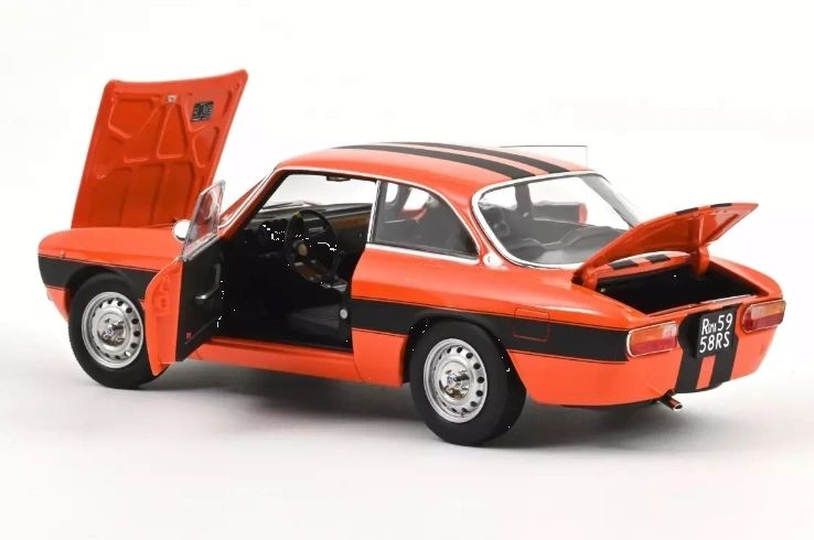 NOREV 1:18 - Alfa Romeo GTV 2000 1973 Arancio-nero Fast&Furious