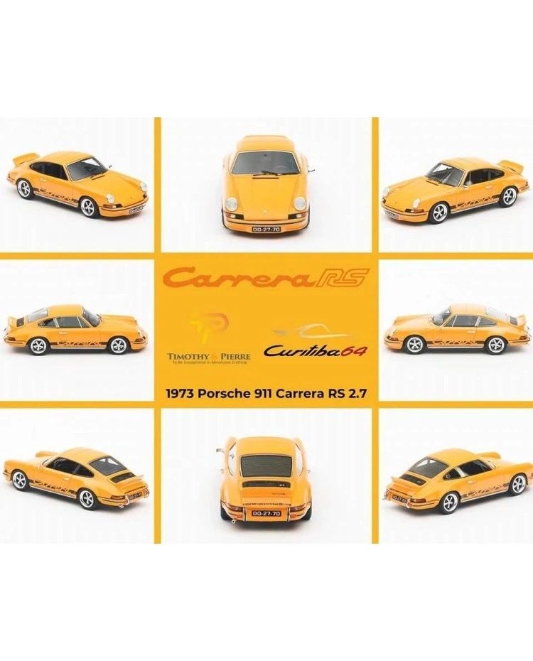 TIMOTHY&PIERRE 1:64 -Porsche 911 Carrera RS 2.7 Signal Orange