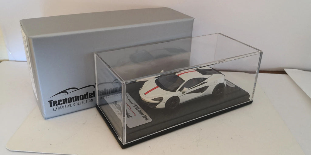 TECNOMODEL 1:43 - T43-EX02F McLaren 570S Avus White red stripe