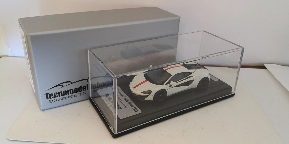 TECNOMODEL 1:43 - T43-EX02F McLaren 570S Avus White red stripe
