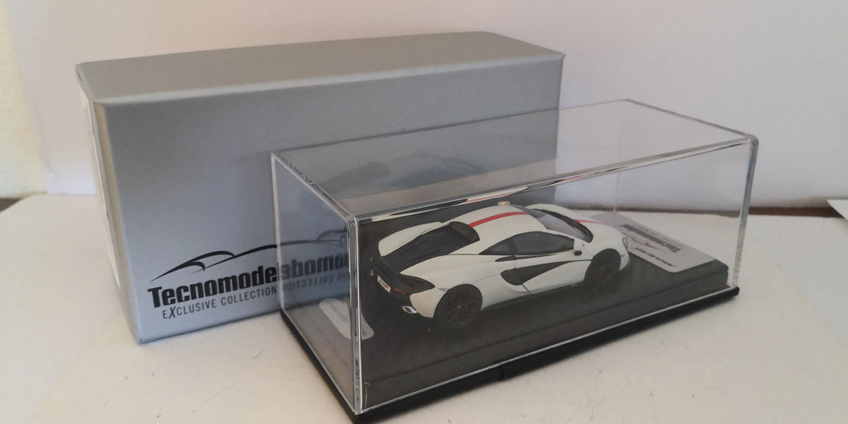 TECNOMODEL 1:43 - T43-EX02F McLaren 570S Avus White red stripe