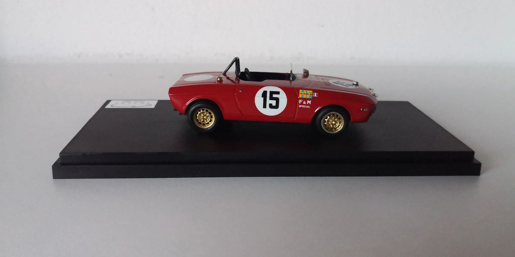 FAXCAR 1:43 - Lancia Fulvia F&M Barchetta Mugello '69 #15 - FC002