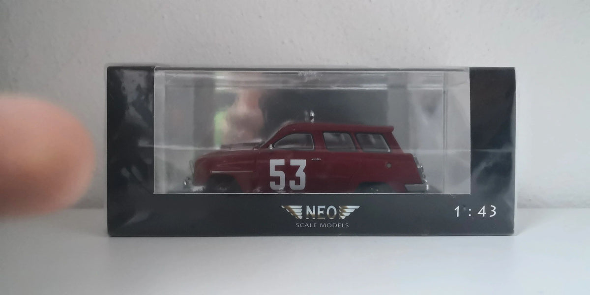 1/43 NEO SCALE MODELS SAAB 95 #53 RALLY MONTE CARLO CARLSSON 1961 43095