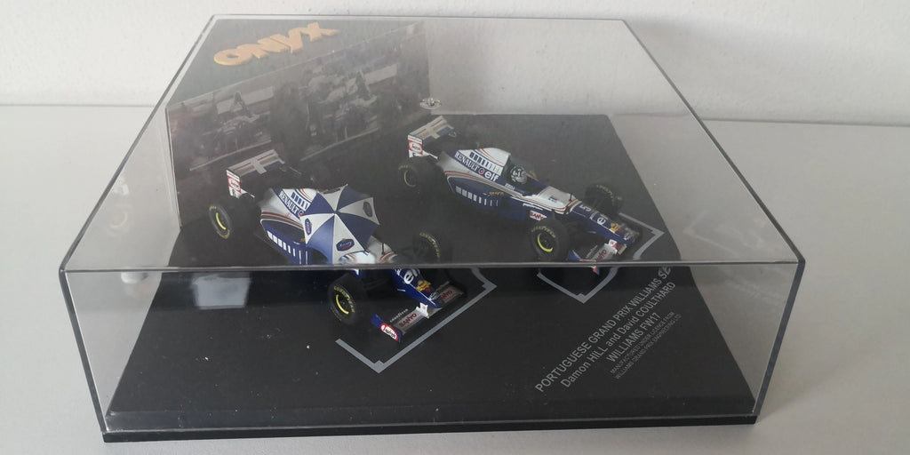 ONYX 1:43 - S002 Williams FW17 - Damon Hill & David Coulthard GP Portugal special edition set