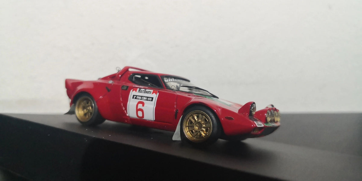 ARENA 1:43 - Lancia Stratos Gr.4 University Motors Rally Elba '76 Bianchi PRO built kit