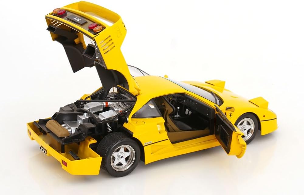 KK SCALE 1:12 - Ferrari F40 Giallo Modena 1987 *APRIBILE*
