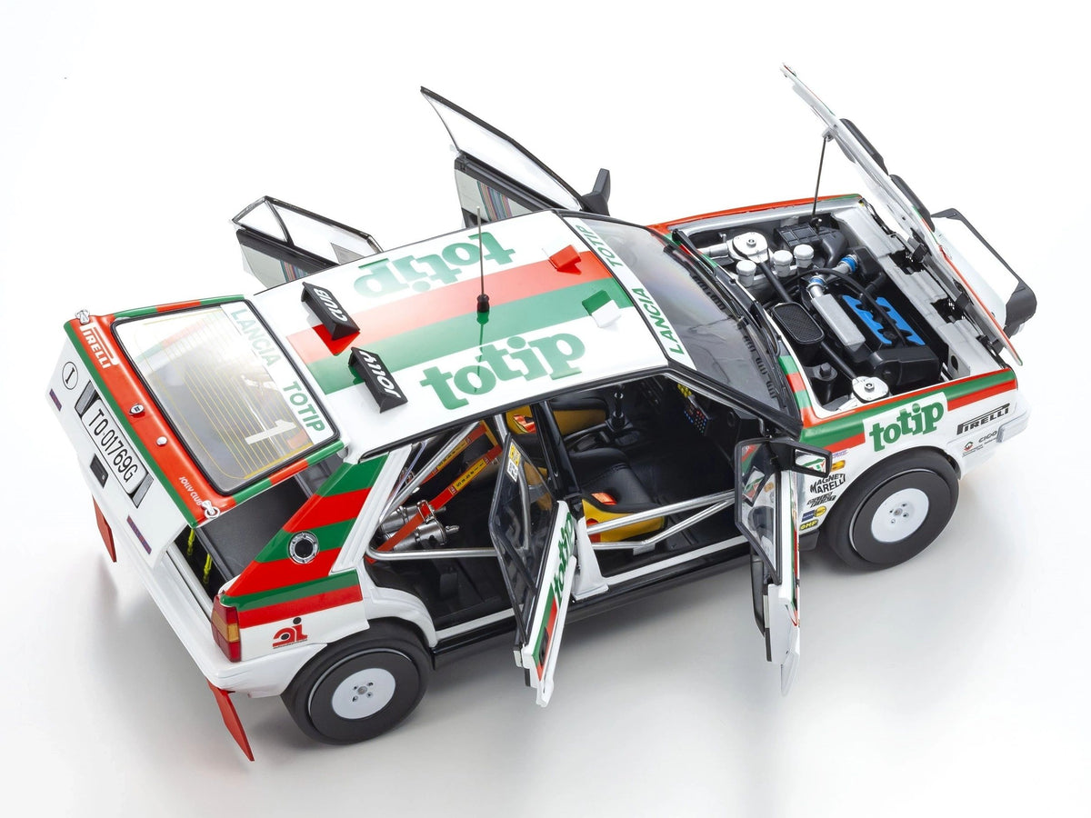 KYOSHO 1:18 - Lancia Delta HF 4WD Jolly Club Totip Targa Florio 1987 Cerrato-Cerri night stage