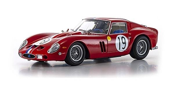 KYOSHO 1:18 - Ferrari 250 GTO 24h Le Mans 1962 #19 Pierre Noblet **FULL OPEN**