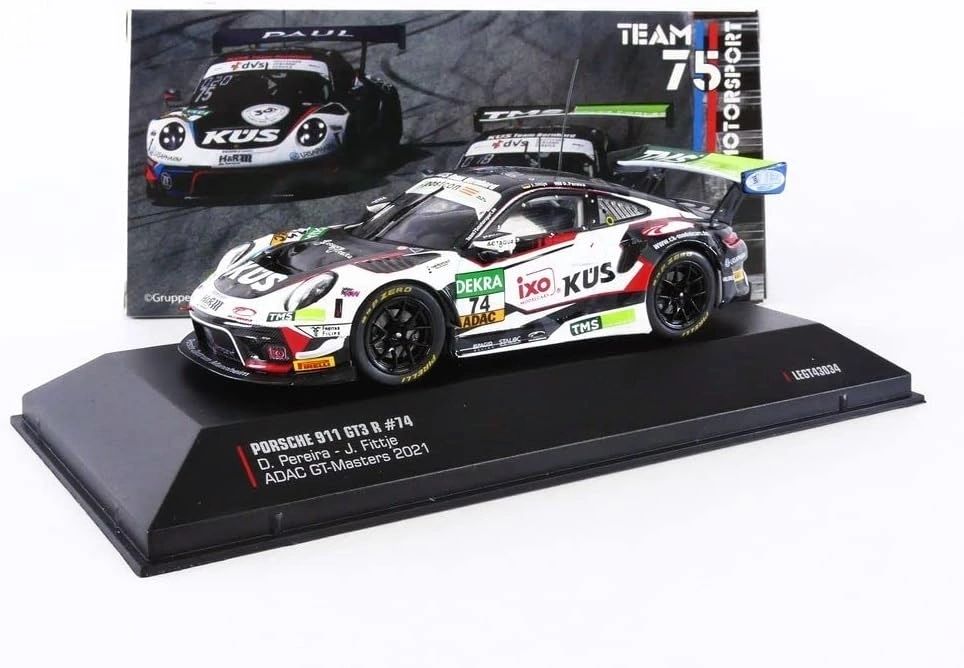 IXO 1:43 - Porsche 911 GT3 R #74 ADAC GT Masters 2021 KÜS Team75 Bernhard