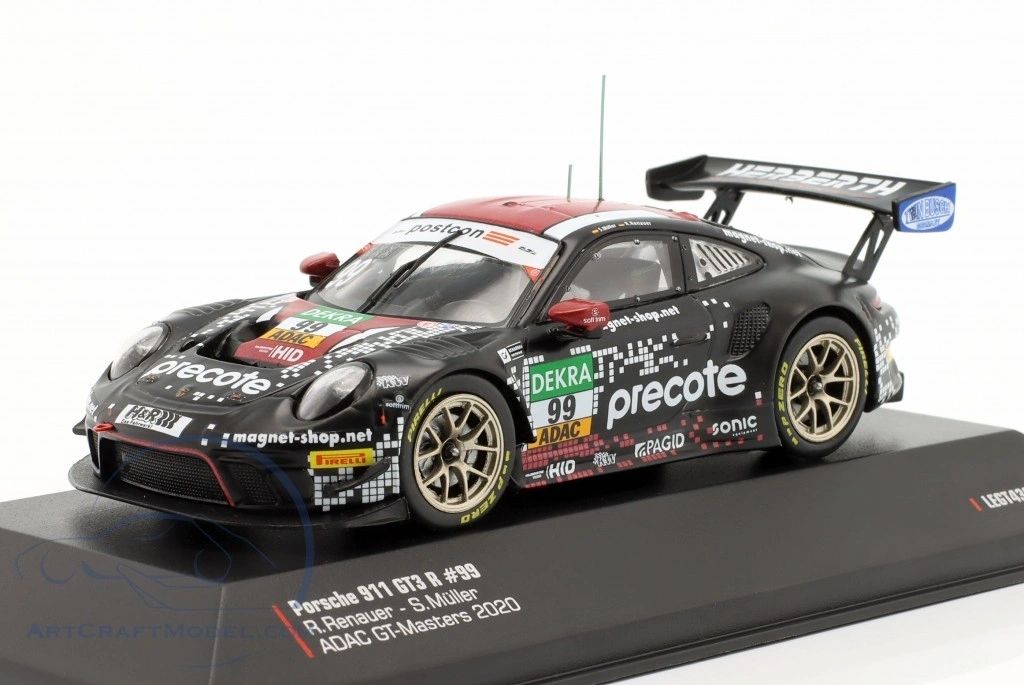 IXO 1:43 - Porsche 911 GT3 R #99 ADAC GT-Masters 2020 Herberth Motorsport