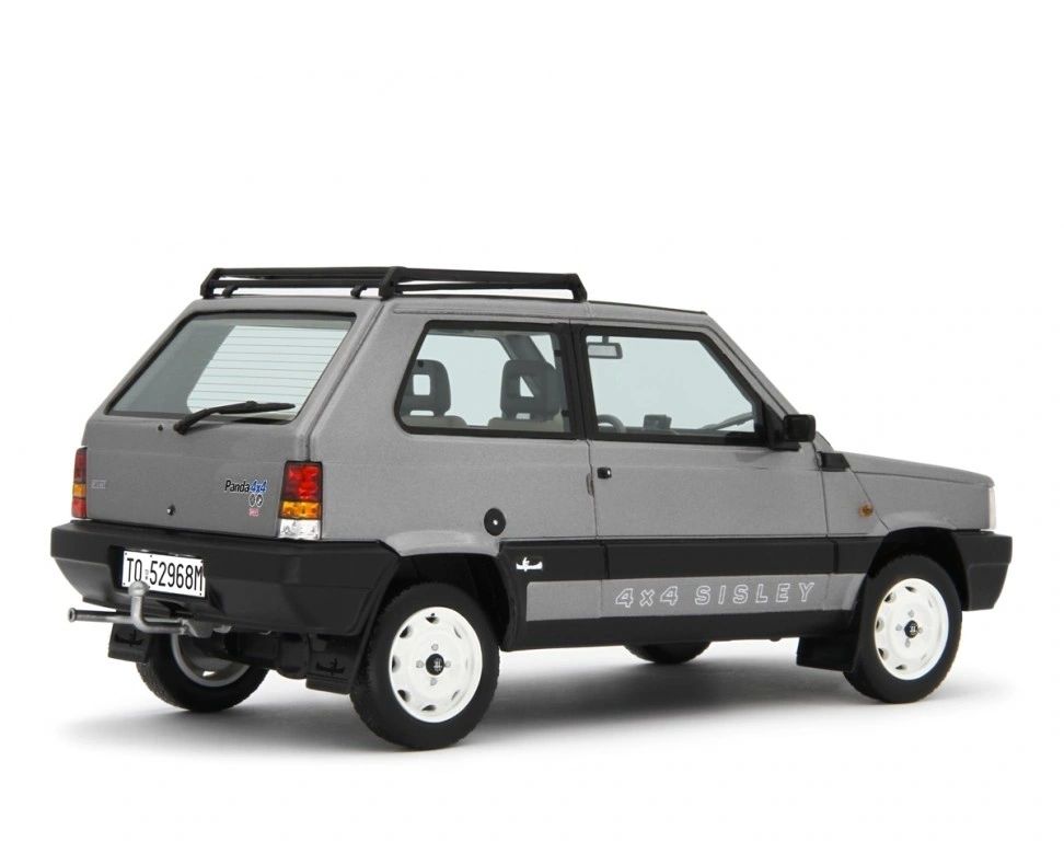 LAUDORACING - 1:18 - FIAT PANDA 4X4 SISLEY 2* serie 1989 Grigio met.